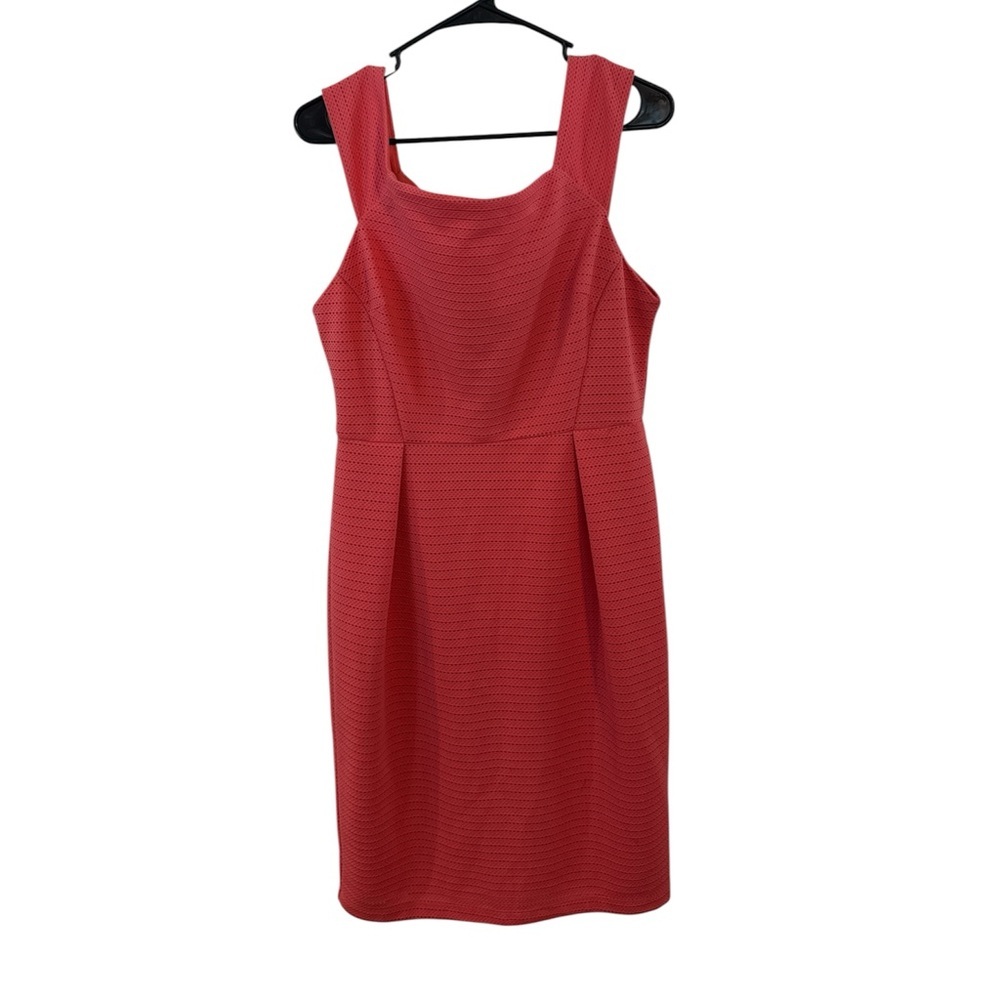 Bisou Bisou Coral Midi Dress- Easter Pink